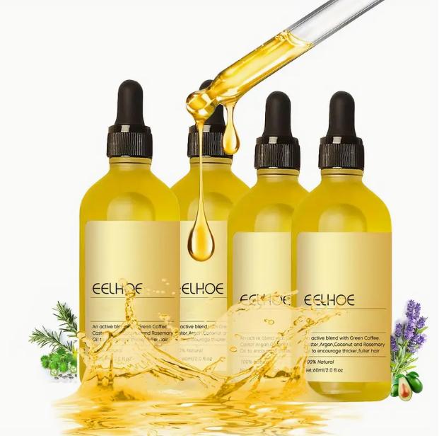 3PC 4PC Veganic Rosemary Hair Growth Oil for Dry, Damaged & Thin Hair, Nourishing  Formula Haircare Comfort