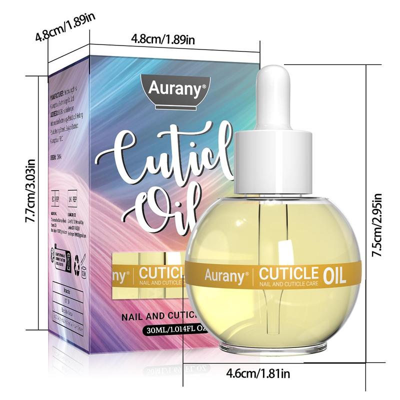 Cuticle Oil, 1 Box Deeply Moisturize Nail Strengthener, Nail Care Oil for Damaged Cuticles Nails & Dry, Soften and Condition Nail Skin