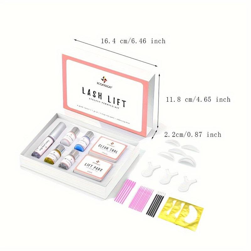 Eyelash Lift Kit, 1 Set Long Lasting Gentle Eyelash Perming & Lifting Kit, Professional Eyelash Perming & Lifting Kit, Eye Makeup Tool for Women