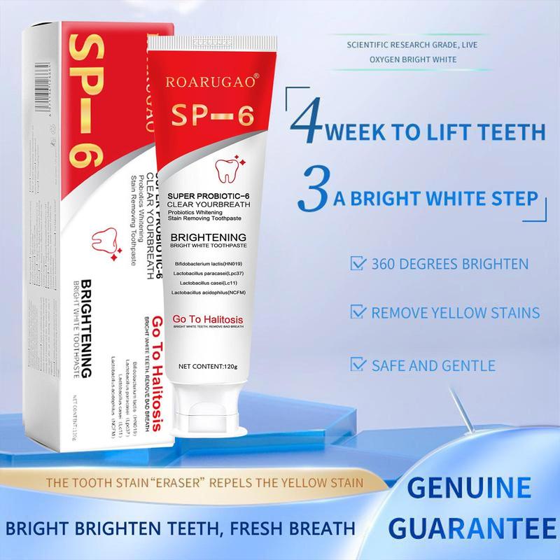 [90% People Choose] 2PCS SP-6 Toothpaste Oral Health Management, Fresh Breath