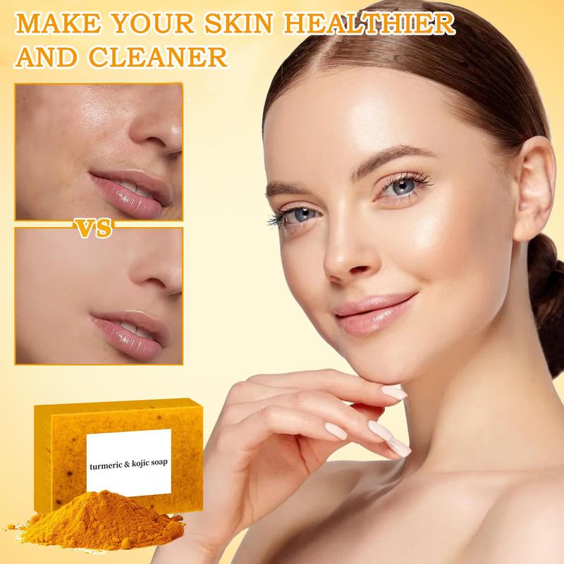 2Pcs Lemon turmeric kojic soap Fragrance