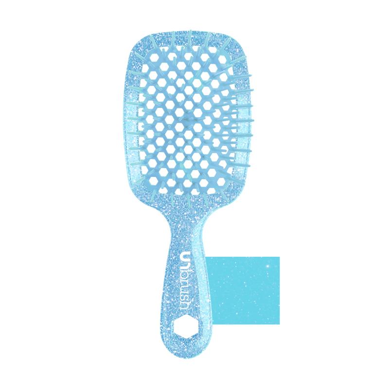 UNbrush Hair Brush, Mini Hair Brush and Unwinder Detangling Spray (2 Brushes & Detangling Spray)