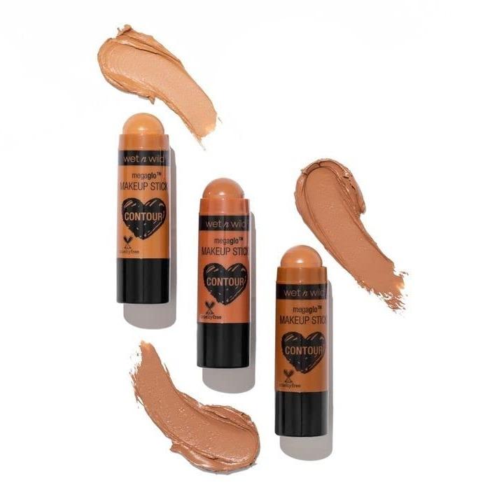 wet n wild MegaGlo Makeup Stick, Buildable Color, Versatile Use, Cruelty-Free & Vegan - Contour Bronzer - Where's Walnut?