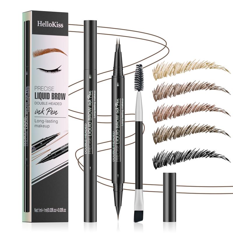 Eyebrow Pencil Magical 2-in-1 Dual-Ended EyeBrow Pencils for Women with Fork-Tip &Precise Brush-Tip Create Natural Hair-Like Brows, Last All-Day