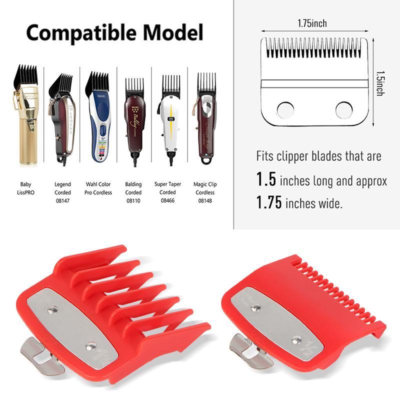 Professional Hair Clipper Limit Combs, 2 Counts set Smoothing Hair Clipper Positioning Combs, Electrical Appliances Accessories