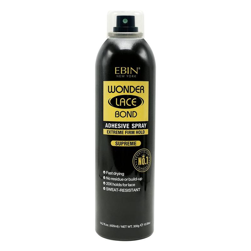 Wonder Lace Bond Adhesive Spray, 14.2oz 400ml, Strong Hold for Lace Wigs and Hairpieces, Fast-Drying Formula, Waterproof, and Long-Lasting with Easy Application.