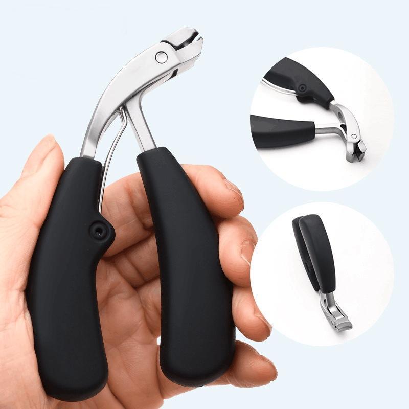 Stainless Steel Nail Clipper, Professional Large Opening Anti-splash Nail Clipper, Manicure & Pedicure Tool for Home & Salon Use