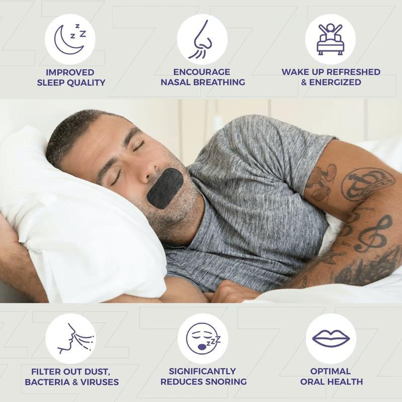 Mouth Tape Anti Snoring Sleep - Gentle Skincare - Comfort - Super Breathable & Enhanced Adhesion