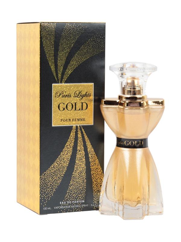 Paris Lights Gold Spray Perfume for Women 100ml 3.4fl.oz. - Fragrance for Women