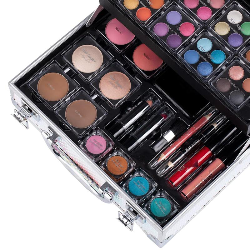 Makeup Kit for Women Full Kit Teen Girls Starter  Gift Set with Cute Mermaid  Case Includes Pigmented Eyeshadow Palette Blush Lipstick Lip Pencil