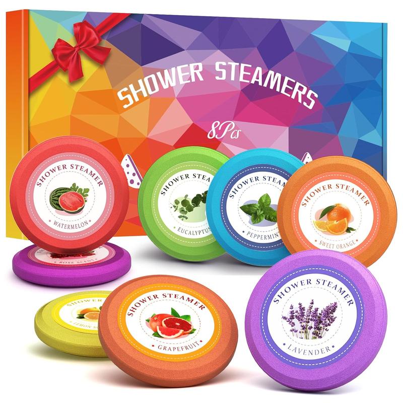 BG Stocking Stuffers for Teen Girls:sanyi Shower Steamers Aromatherapy, 8 Pcs Shower Bombs with Essential Oils, Birthday Christmas Stocking Stuffers Gifts for Adults Women and Men