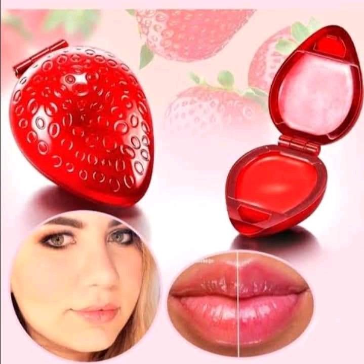 (1 und) Strawberry balsamo Moisturizing Gloss for Smooth Lip Balm