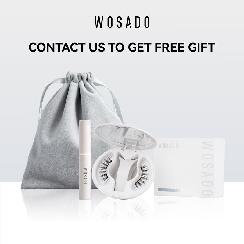 Wosado Soft Magnetic Eyelashes All-in-One Box, , Reusable, Glue-free, Waterproof, Lightweight, Cosmetic Eyelashes Extensions with Applicator Kit