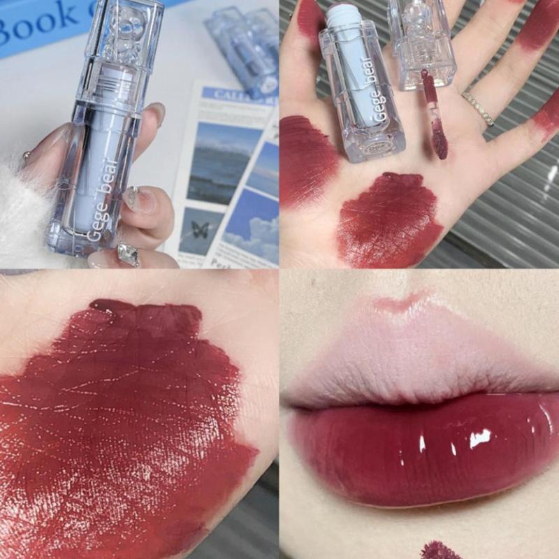 Long-lasting Moisture Lip Tint, Tinted Juicy Lip Gloss, Glossy Lip Glaze Stick, Easy to Apply, Hydrating Tinted Lip Balm Lip Stain Glossy Lipstick