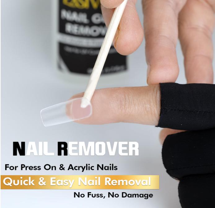 Nail Glue Remover for Press On Nails, Acrylic Nails & Glue On Nails - 50mL Non-Acetone, Gentle & Odorless Debonder Serum