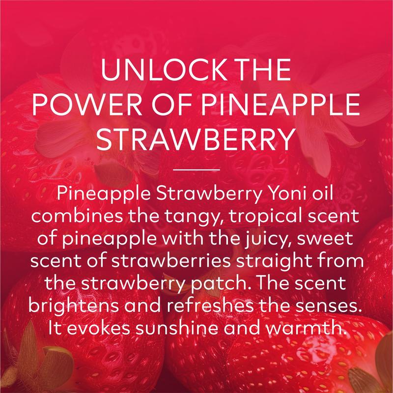 Yoni Rescue Strawberry Pineapple Yoni Oil, with Apricot, Jojoba, Avocado Oils & Vitamin E Oil, Fast-Absorbing, Nourishes and Hydrates , Ideal for All Skin Types, 4oz, Strawberry Pineapple Scented Fragrance Moisturizer yoni careproduct