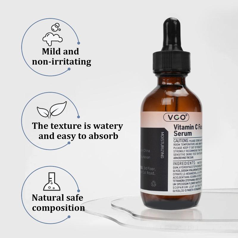 VGO Radiant Boost Repair Set -Vitamin C Serum & 92% Snail EssenceMoisturizer for Hydration, Skin  Radiance Face care set lotion moisturizing set moisturizing skin care moisturizing cream face cream Snail Protein face cream repair set