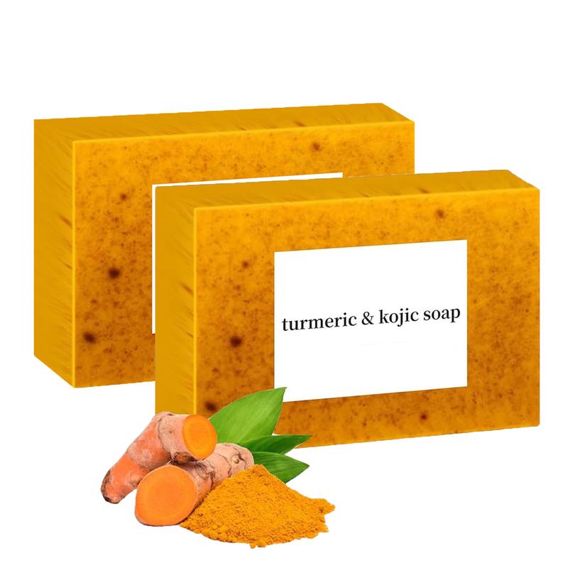 2Pcs Lemon turmeric kojic soap Fragrance