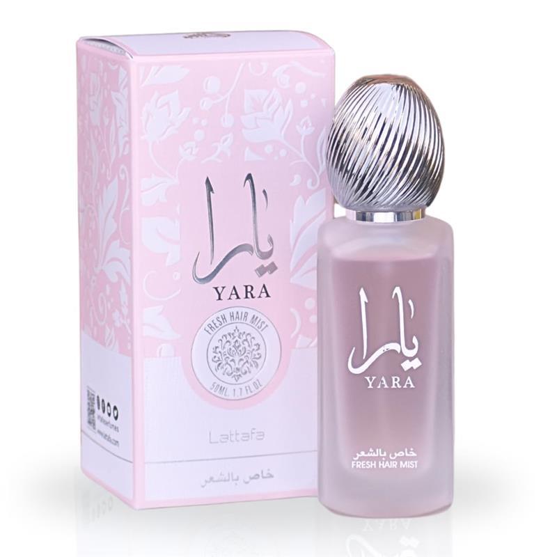 Lattafa Perfumes YARA Fresh Hair Mist 50ML (1.7 OZ), Experience the Sweet & Sensual Aroma. yara oil