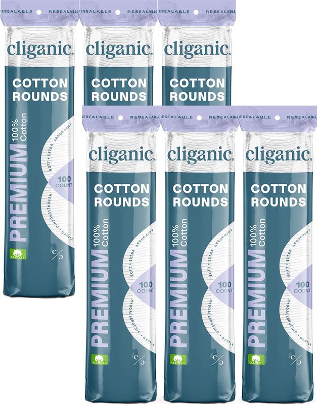 Premium Cotton Rounds for Makeup Removal and Application