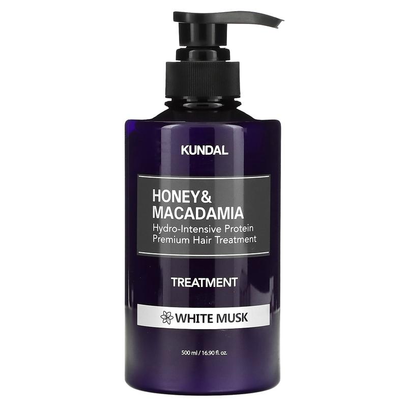 Kundal Honey & Macadamia, Treatment, White Musk, 16.9 fl oz (500 ml)