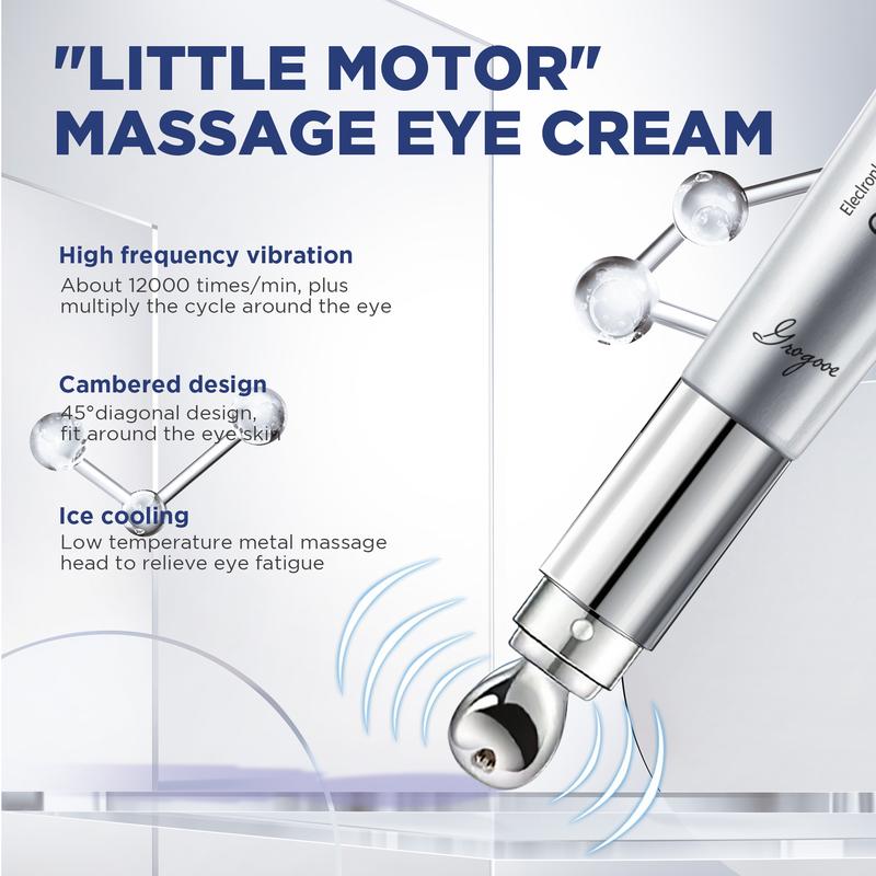 Wrinkle Eraser Massaging EyeCream[Vegan]Multi-Peptide FirmingandElectronic Massager ComfortRepairSkin Skincare multipeptide eye eyebalm dark circle