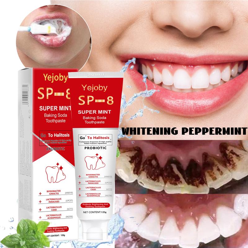 (New) 2024 SP-8 Toothpaste  Oral Health Management, Fresh Breath Oral Clinic’s 10-Year Development: The Ultimate Bad Breath Fighter and Teeth Whitening Solution Effect is better than SP-6 and SP-7,SP-8 SP-6 SP-4 sp-8 sp-6 sp-4 sp8 sp6 sp4