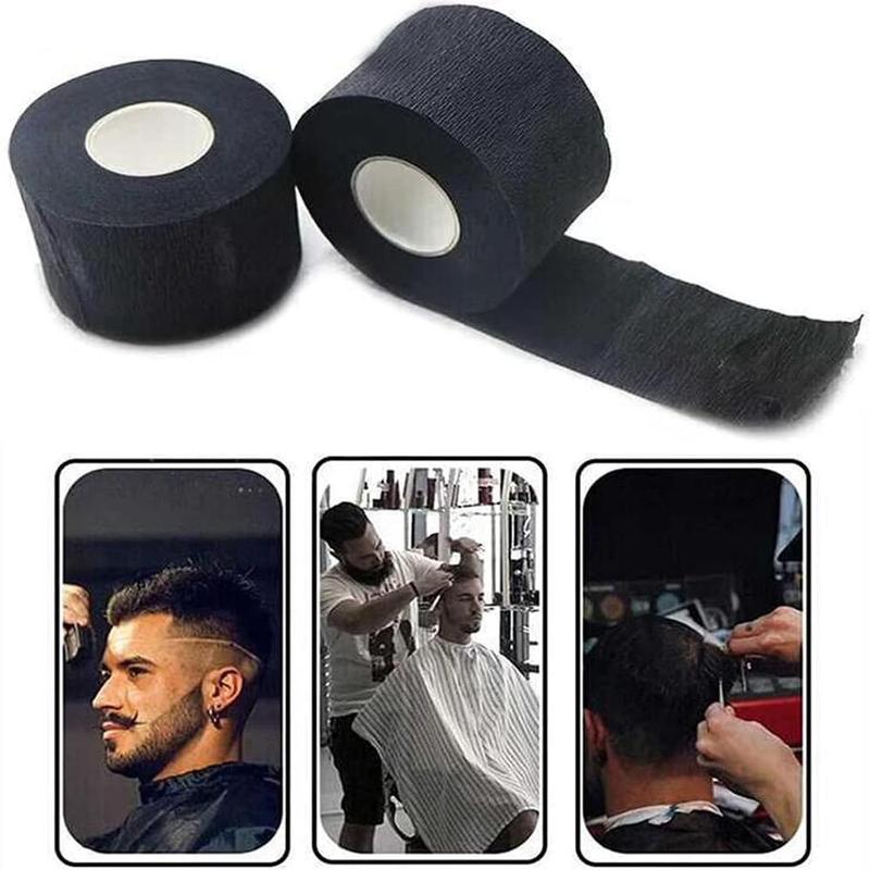 Disposable Barber Haircutting Neck Strip, Barber Paper Neck Wrap Neck Muffler Roll, Hair Cutting Accessory, Hairdressing Tool for Salon Stylists and Barbers