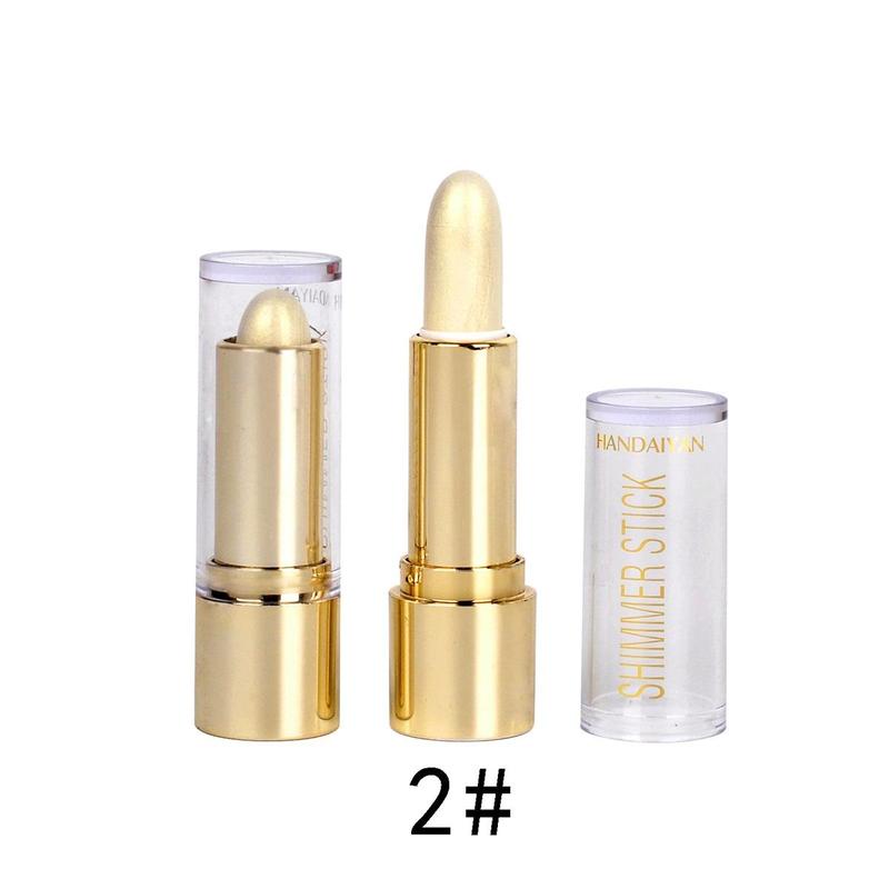 Highlighter Stick (1 Piece), Makeup Longwear Highlighter Shaping Stick, Shimmer Cream Highlighter Stick Light Eyes Face Cosmetics