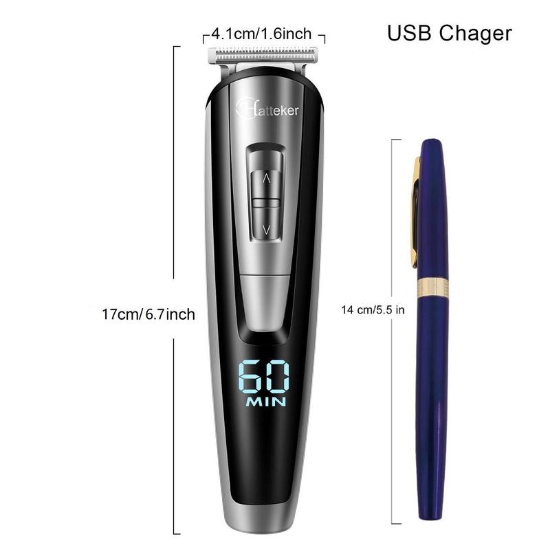 5 in 1 Electric Hair Trimmer, Cordless Body Trimmer, Digital Beard Trimmers for Men, Mens Grooming Kit for Beard, Nose, Face, Body, Cordless Hair Clippers Electric Razor for Men, Hair Cutting Machines, Trimmer Set, Barber Kit, Thanksgiving Christmas Gifts