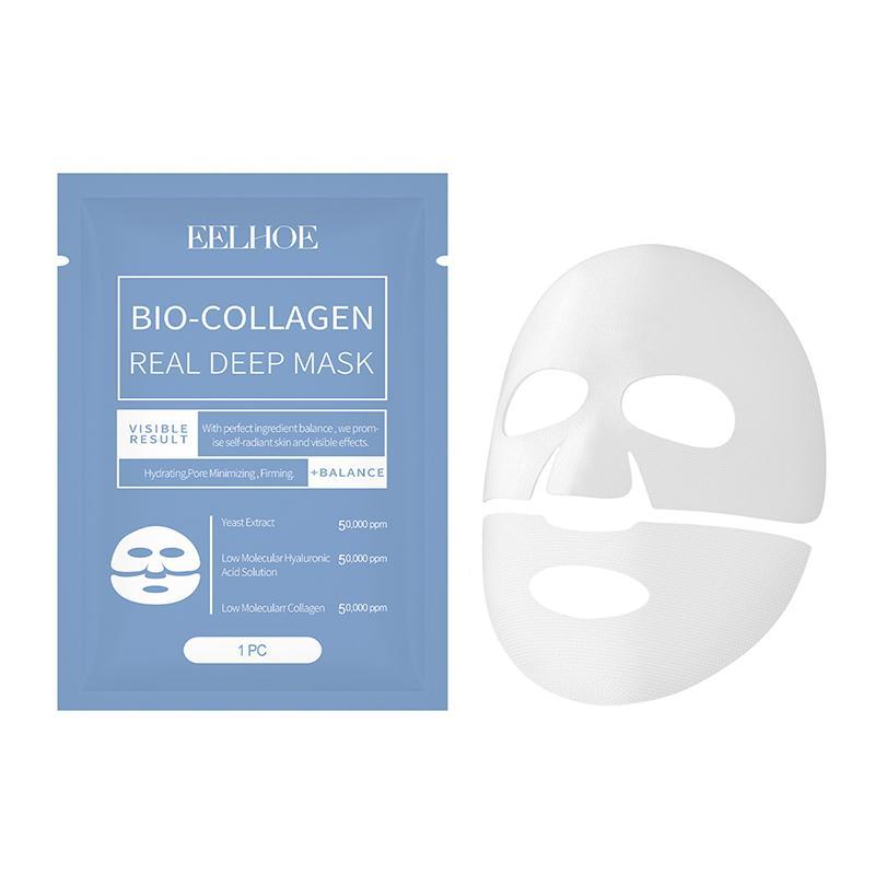 4-count Collagen Face Mask, Hydrating Face Mask, Nourishing Face Mask, Moisturizing Face Mask, Face Masks for Women, Skin Care Products, Moisturizer for Face, Fall Gift Skin Repair Comfort