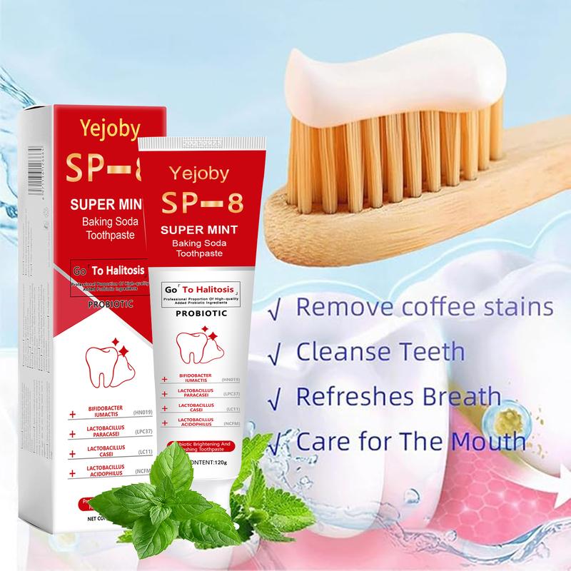 (New) 2024 SP-8 Toothpaste  Oral Health Management, Fresh Breath Oral Clinic’s 10-Year Development: The Ultimate Bad Breath Fighter and Teeth Whitening Solution Effect is better than SP-6 and SP-7,SP-8 SP-6 SP-4 sp-8 sp-6 sp-4 sp8 sp6 sp4