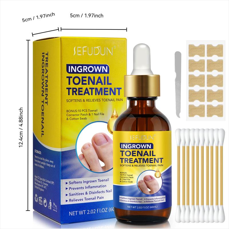 Ingrown Toenail Treatment, 1 Set Nail Care Set, Toenail Care, Easy To Use At Home for Nail Treatment, Nail Ingrown Adjustment Set