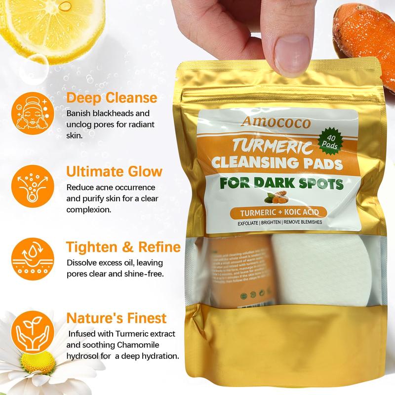 New Tretinoin & Turmeric Cleansing WipesDual Texture Facial Wipes, Brightening & Moisturizing, (Wet & Dry) Cleansing WashFacial CleansingFacial CareComfortMakeup RemoverMoisturizing Cleanser