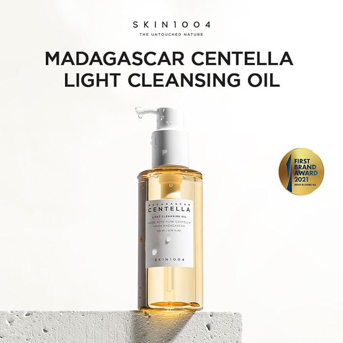 SKIN1004 Centella Holic Set - Official Product Madagascar Cica Cleansing Oil (6.76 fl oz) + Cica Ampoule Foam (4.22 fl oz) + Cica Ampoule (1.85 fl oz) Korean Skincare