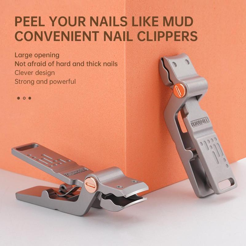 Creative Mini Cute Alloy Nail Clipper, Portable Large Opening Anti-splash Nail Clipper, Manicure & Pedicure Tool for Home & Travel