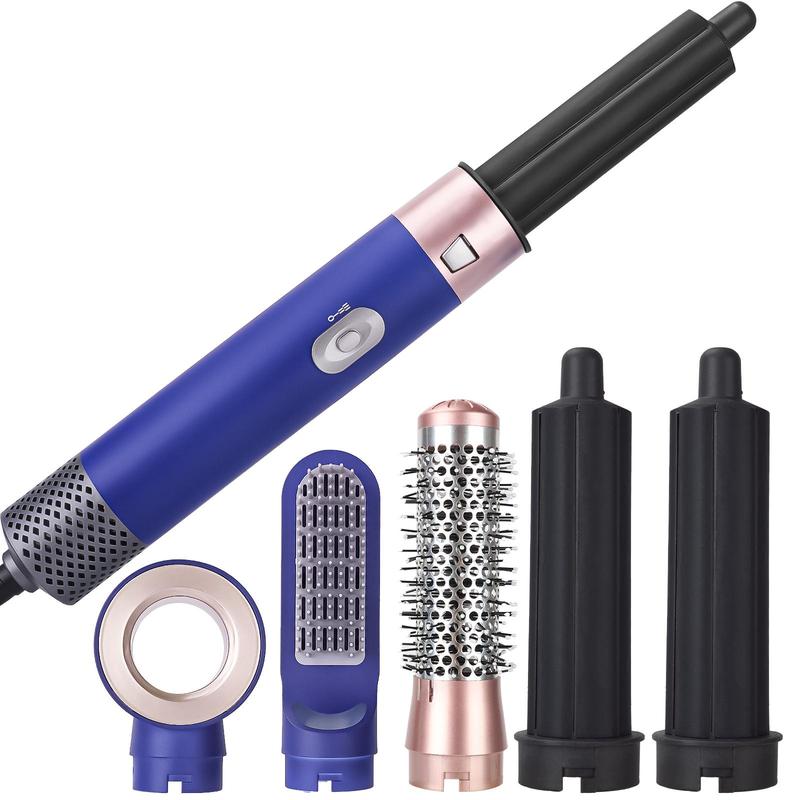 5 in 1 Curling Straightening Curls, Combing Professional Hair Dryer Brush Set -One Step Hot Air Brush for Fast Drying curling wand curling irons