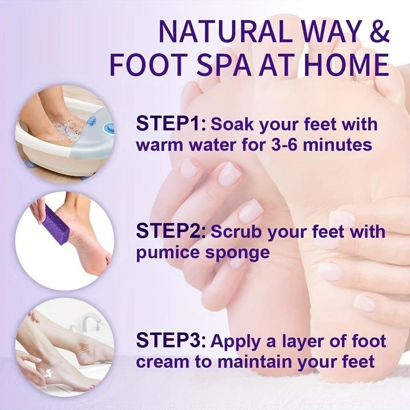 Disposable Foot Pumice, 4 Counts set Foot Scrubber, Foot Dead Skin Remover, Pedicure Tool for Women & Men, Foot Care Product