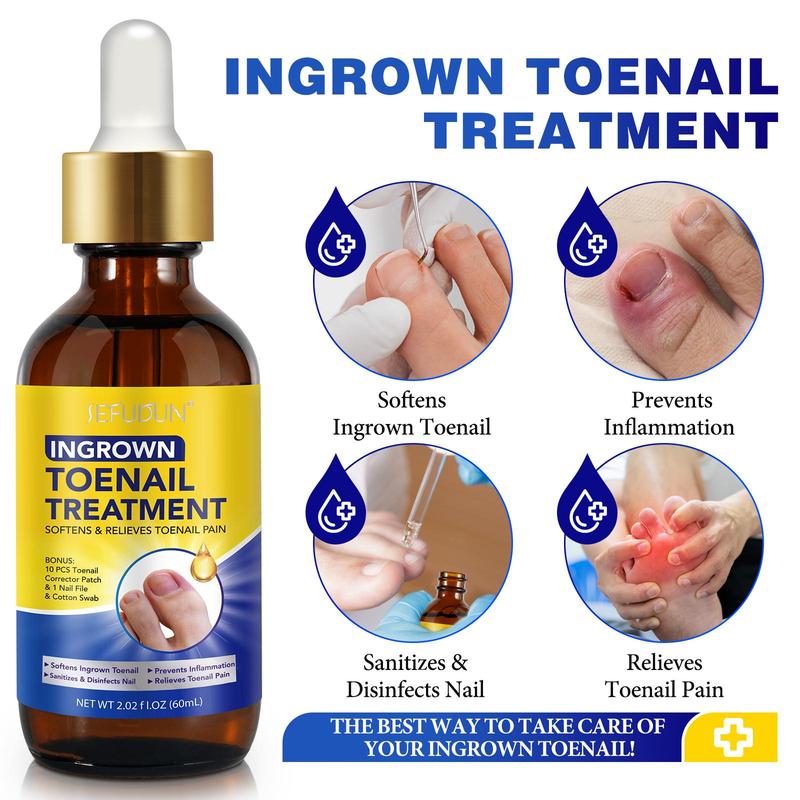 Ingrown Toenail Treatment, 1 Set Nail Care Set, Toenail Care, Easy To Use At Home for Nail Treatment, Nail Ingrown Adjustment Set