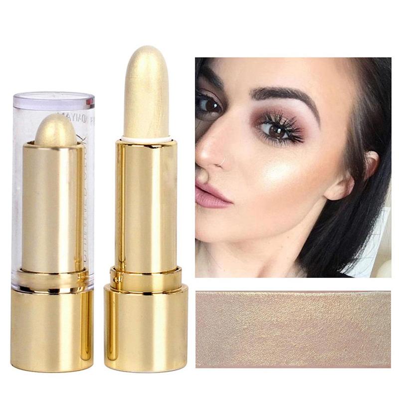 Highlighter Stick (1 Piece), Makeup Longwear Highlighter Shaping Stick, Shimmer Cream Highlighter Stick Light Eyes Face Cosmetics