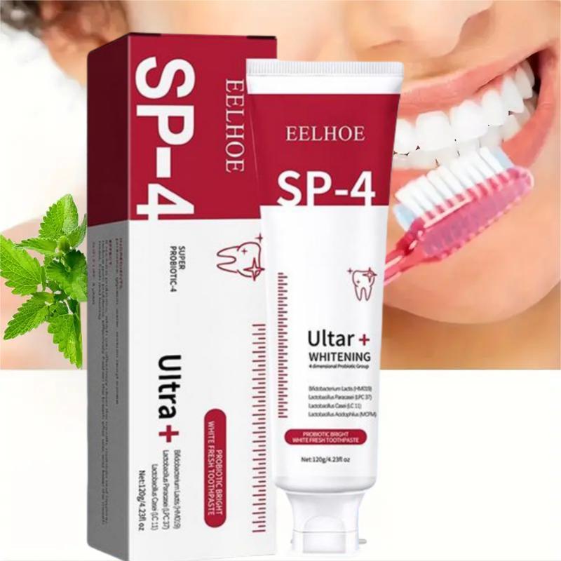 5pcs Super Sp4 Probiotic Toothpaste, 120g - Deep Clean & Fresh Breath, Stain Removalldeal For Men & Women, Christmas Present