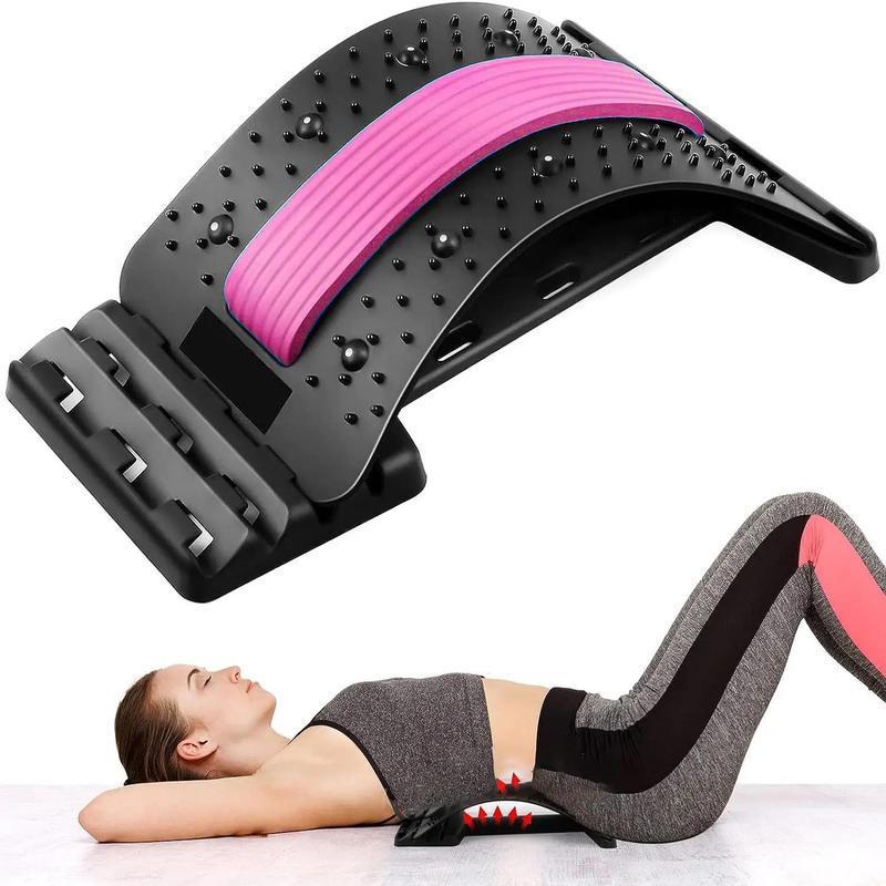 Back Stretcher, 1 Count Lumbar Back Stretcher, Spinal Massage Stretching Device, Fitness Equipment for Home Gym, Gymtok