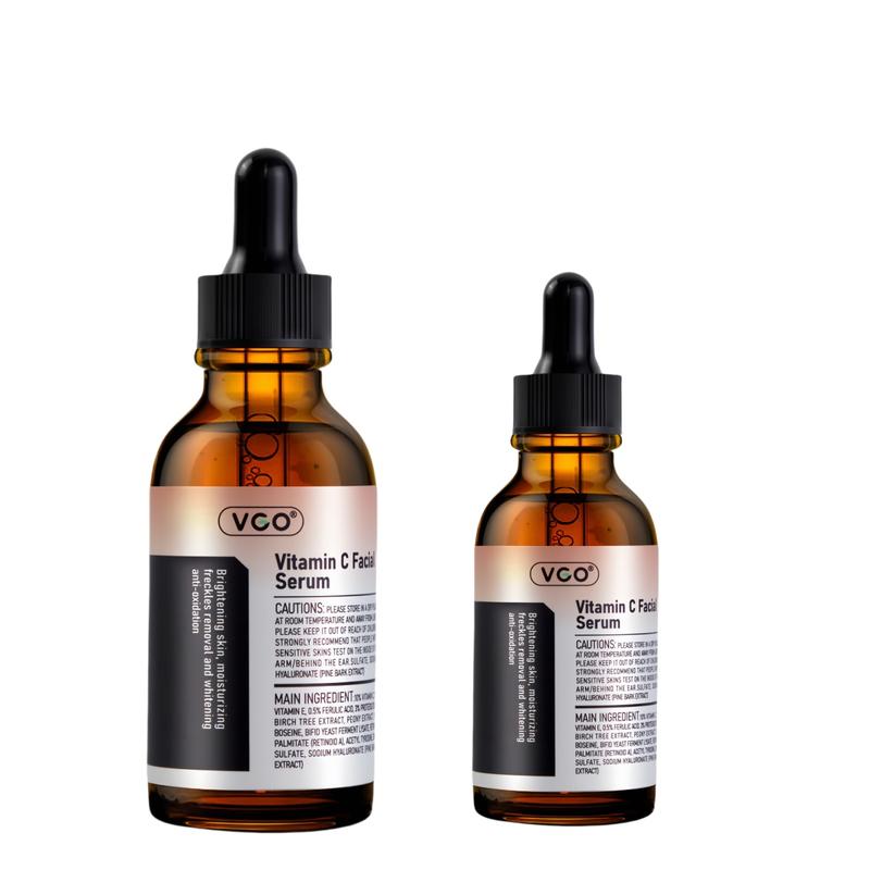 VGO Vitamin C Facial Serum Essence, 30ml   60ml  Skincare Face Serum, Moisturizer Gentle Serum Vitamina CMoisturizing cream  deep hydration easily absorbed winter Moisturizer dry skin Reduce wrinkles brightening serum even skin tone oil control serum