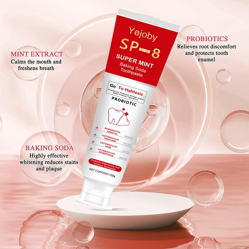 (New) 2024 SP-8 Toothpaste  Oral Health Management, Fresh Breath Oral Clinic’s 10-Year Development: The Ultimate Bad Breath Fighter and Teeth Whitening Solution Effect is better than SP-6 and SP-7,SP-8 SP-6 SP-4 sp-8 sp-6 sp-4 sp8 sp6 sp4