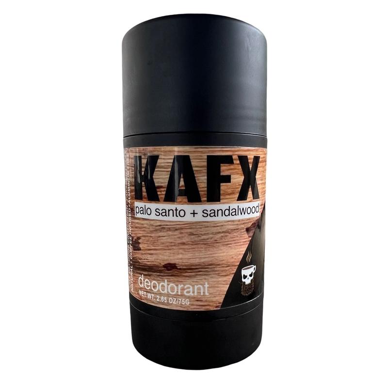 KAFX Body Palo Santo + Sandalwood Coffee Infused Natural Deodorant Body Care Organic