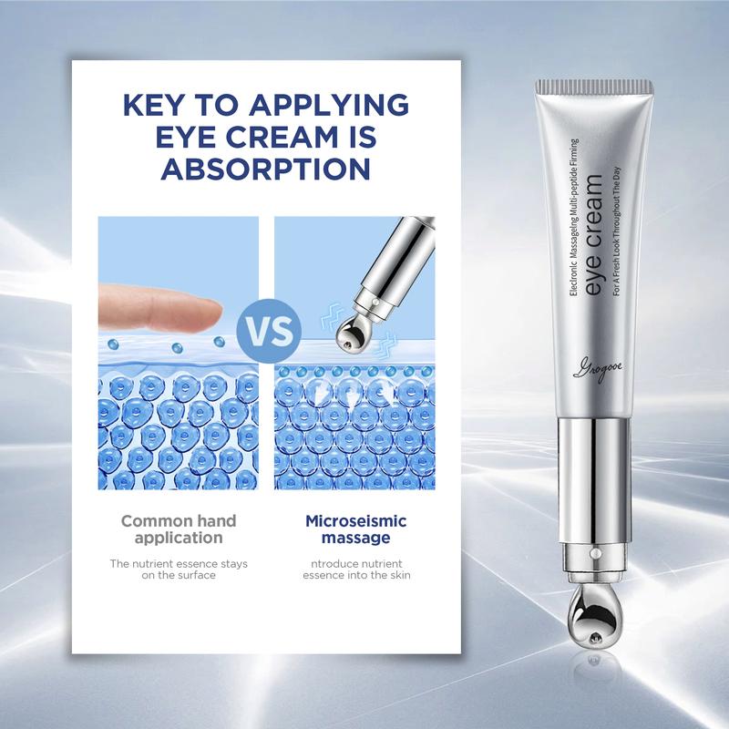 Wrinkle Eraser Massaging EyeCream[Vegan]Multi-Peptide FirmingandElectronic Massager ComfortRepairSkin Skincare multipeptide eye eyebalm dark circle