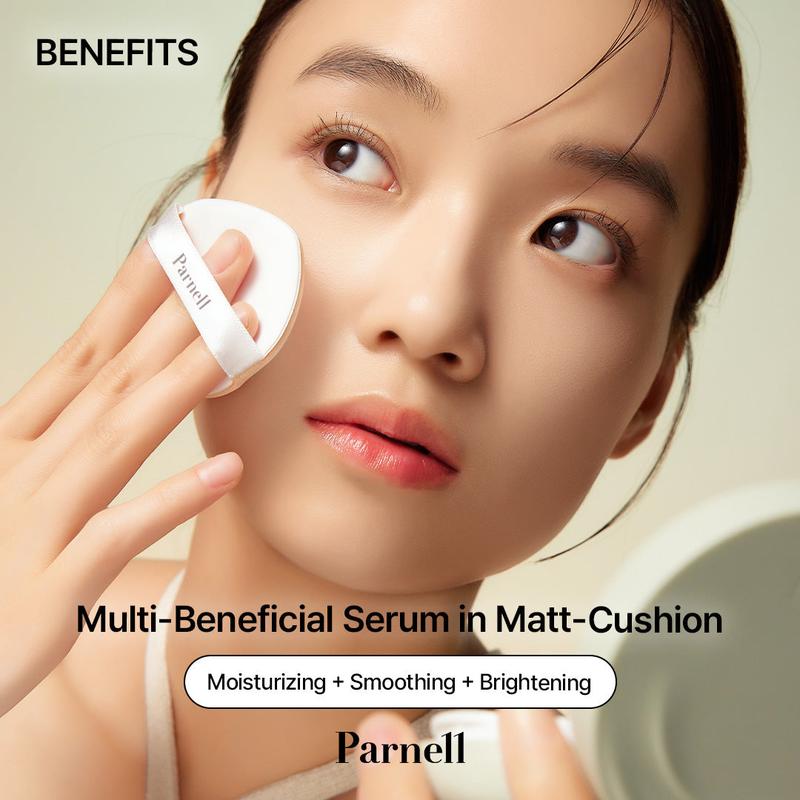 [Parnell Official Shop] Cicamanu Serum In Matte Cushion (0.52 oz.   15g) | K-Beauty Cushion Foundation