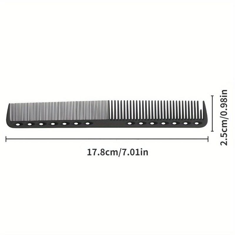 Premium Heatless Styling Comb Set, 6 Counts Fine-tooth Comb, Professional Hair Styling Tools for Men & Women