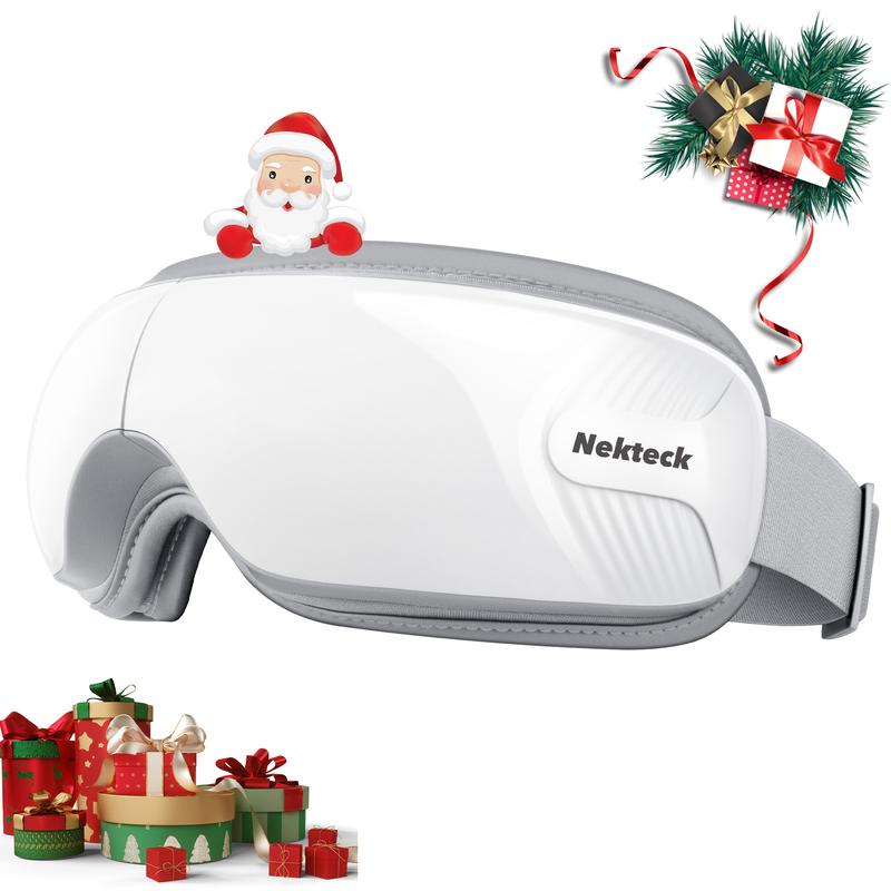 Nekteck Eye Massager with Heat and Bluetooth Music, Smart Eye Mask for Relaxation, Reducing Eye Strain, Improving Sleep, Ideal Gift for Men and Women