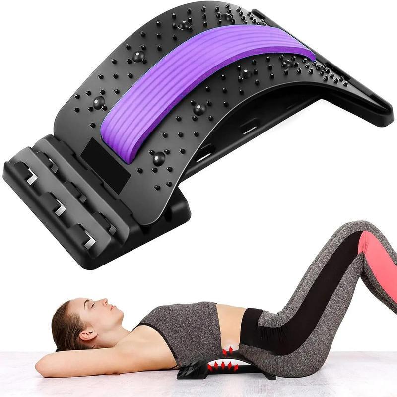 Back Stretcher, 1 Count Lumbar Back Stretcher, Spinal Massage Stretching Device, Fitness Equipment for Home Gym, Gymtok